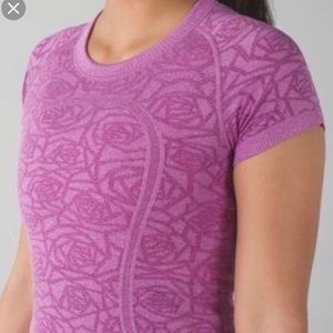 Purple rose lululemon swiftly sz6